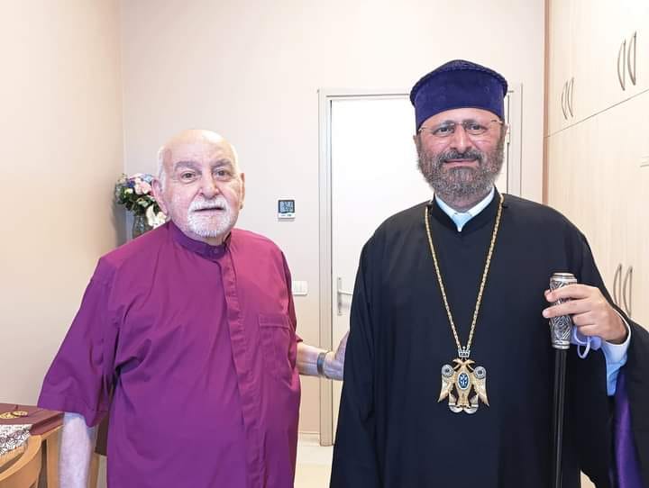 Patrik Maşalyan Başepiskopos Bekçiyan'ı ziyaret etti